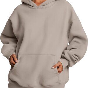 Womens Oversized Hoodies Fleece Sweatshirts Fall Fashion 2025 Pullover Sweaters
